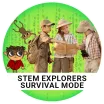 explorer kids and codemonkey survival mode themed