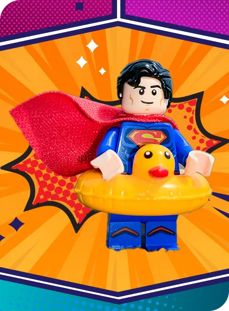 Superman Lego character