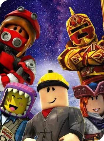 Five Roblox characters