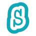 Scratch logo in teal